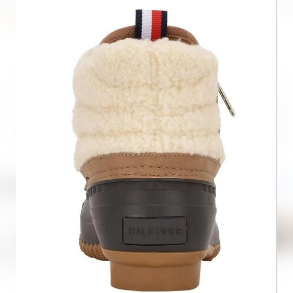Tommy Hilfiger Roana Grip Winter Boots Brown 11 - Picture 2 of 5
